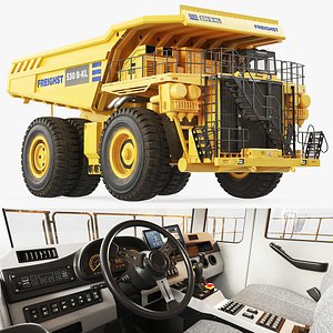 Heavy Mining Haul Truck Simplified