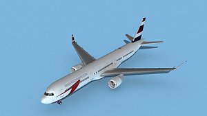 3D Boeing 767-400 Air Dynamic model