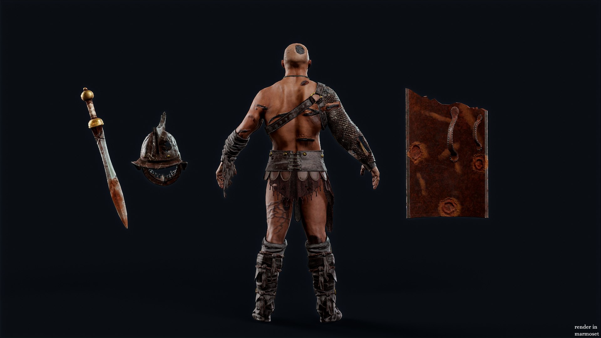 3D Model GLADIATOR MU4 - TurboSquid 2325305