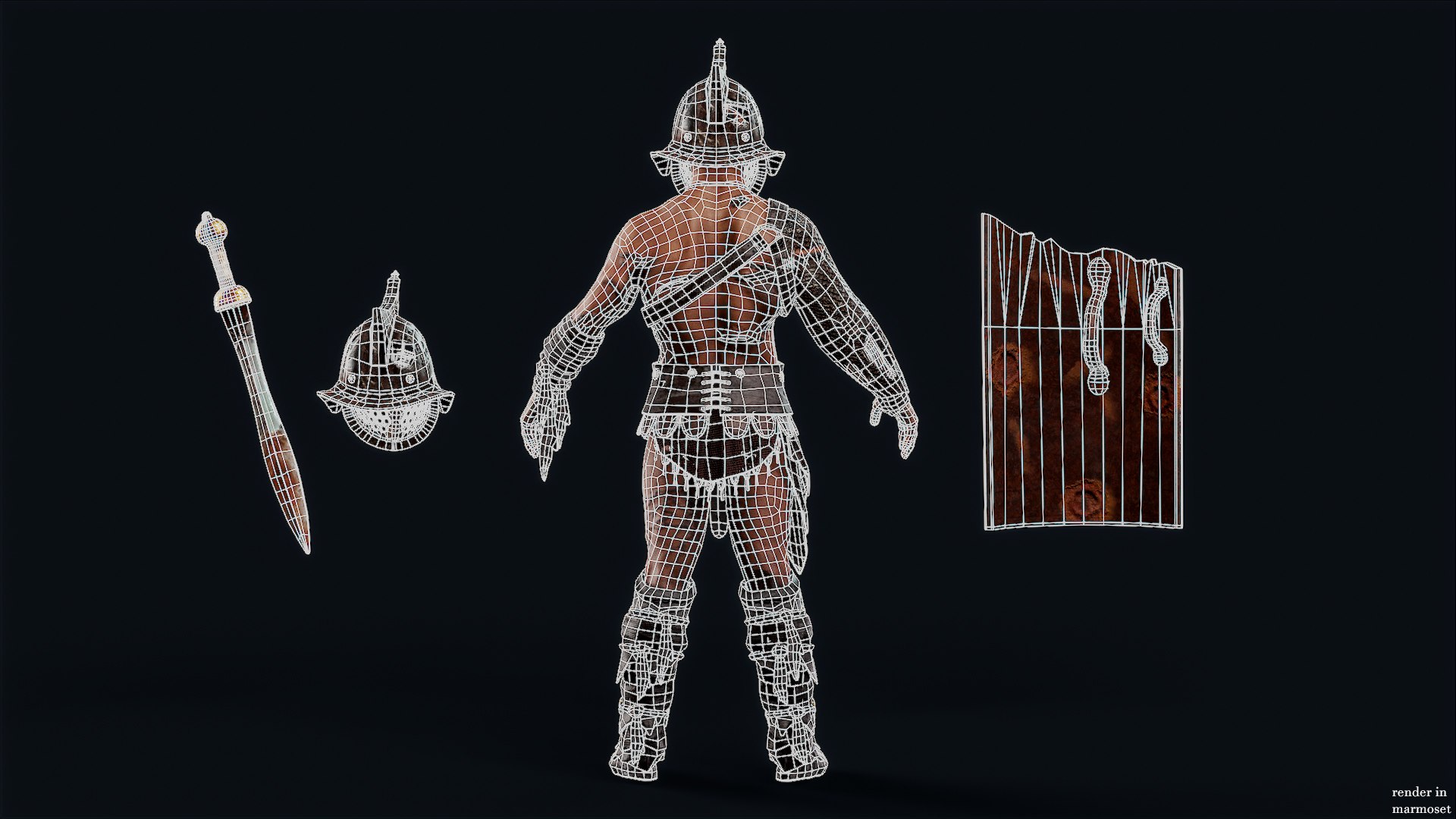 3D Model GLADIATOR MU4 - TurboSquid 2325305