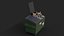3D Overfilled Garbage Dumpster