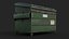 3D Overfilled Garbage Dumpster