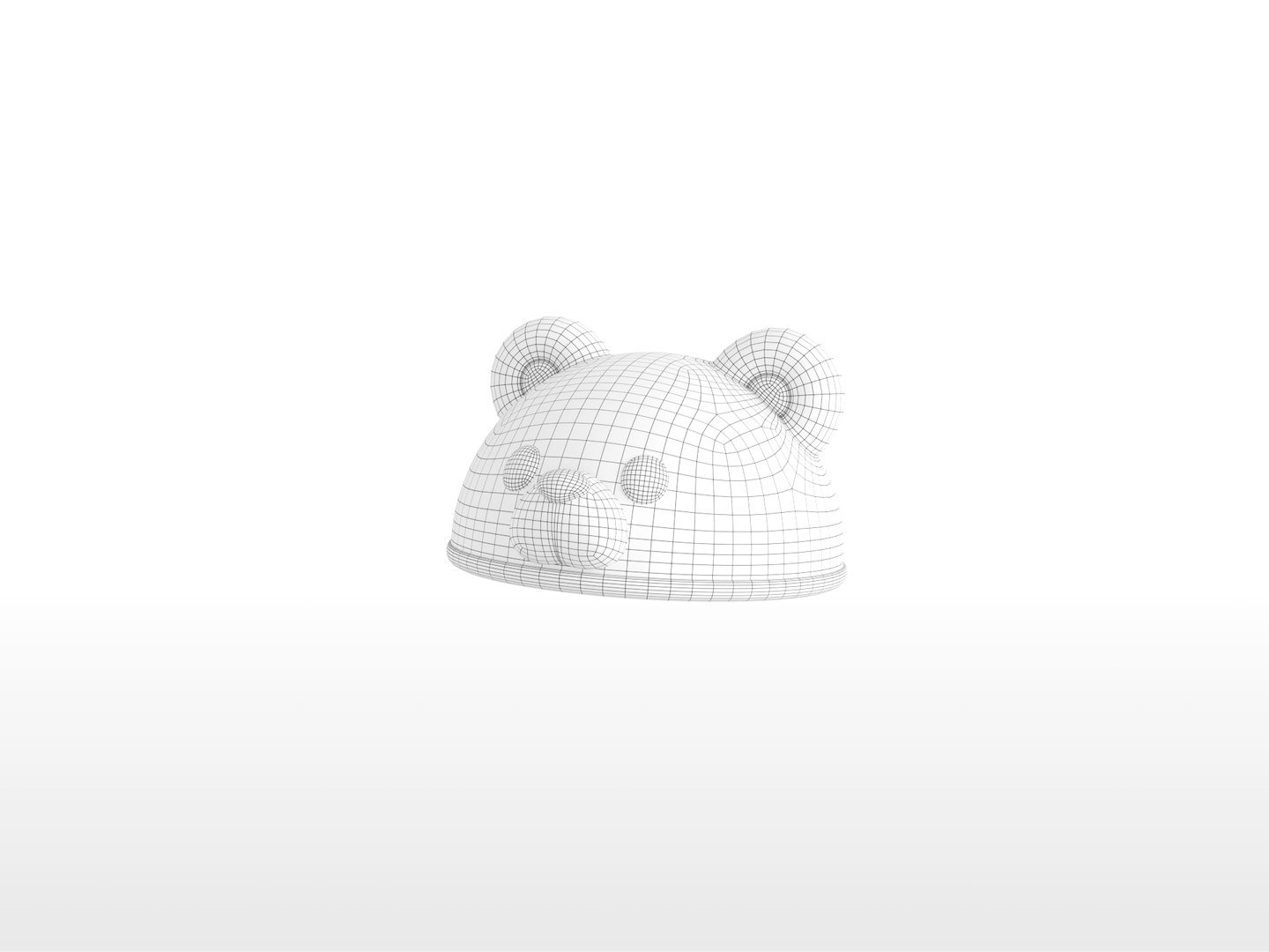 3D Hat016 Panda Hat Model - TurboSquid 2013754