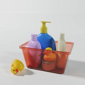Kids Bath Toiletries 3D model
