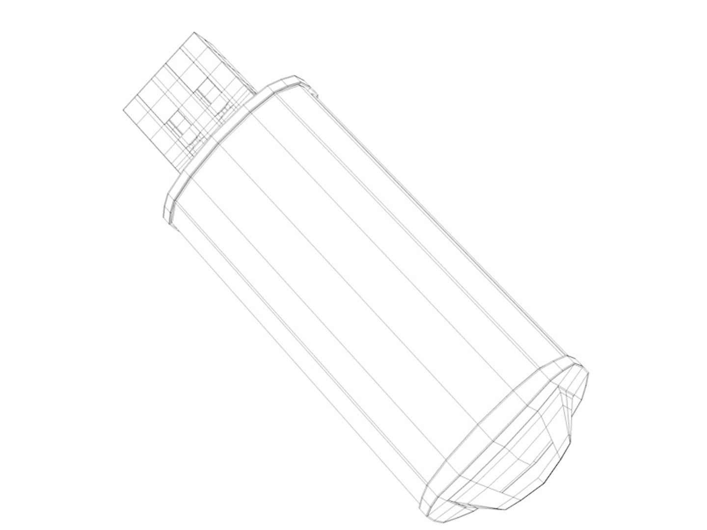 usb key 3d model