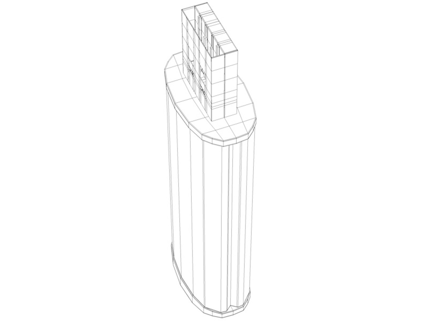 usb key 3d model
