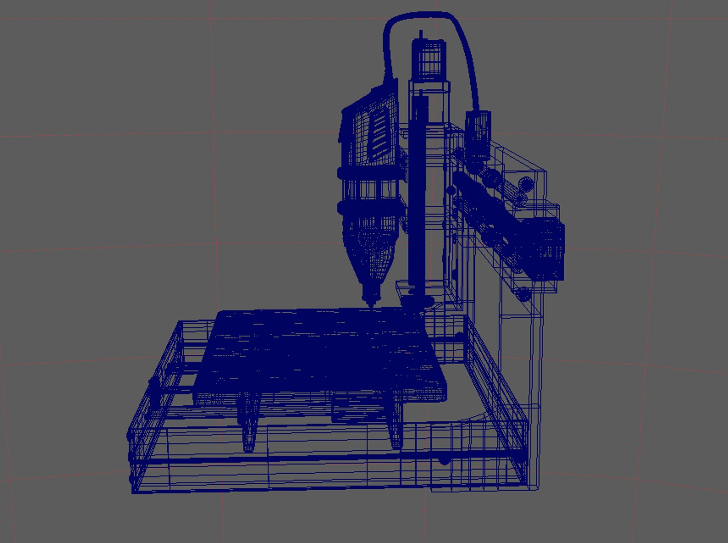 3D Cnc Machine Model - TurboSquid 1307199