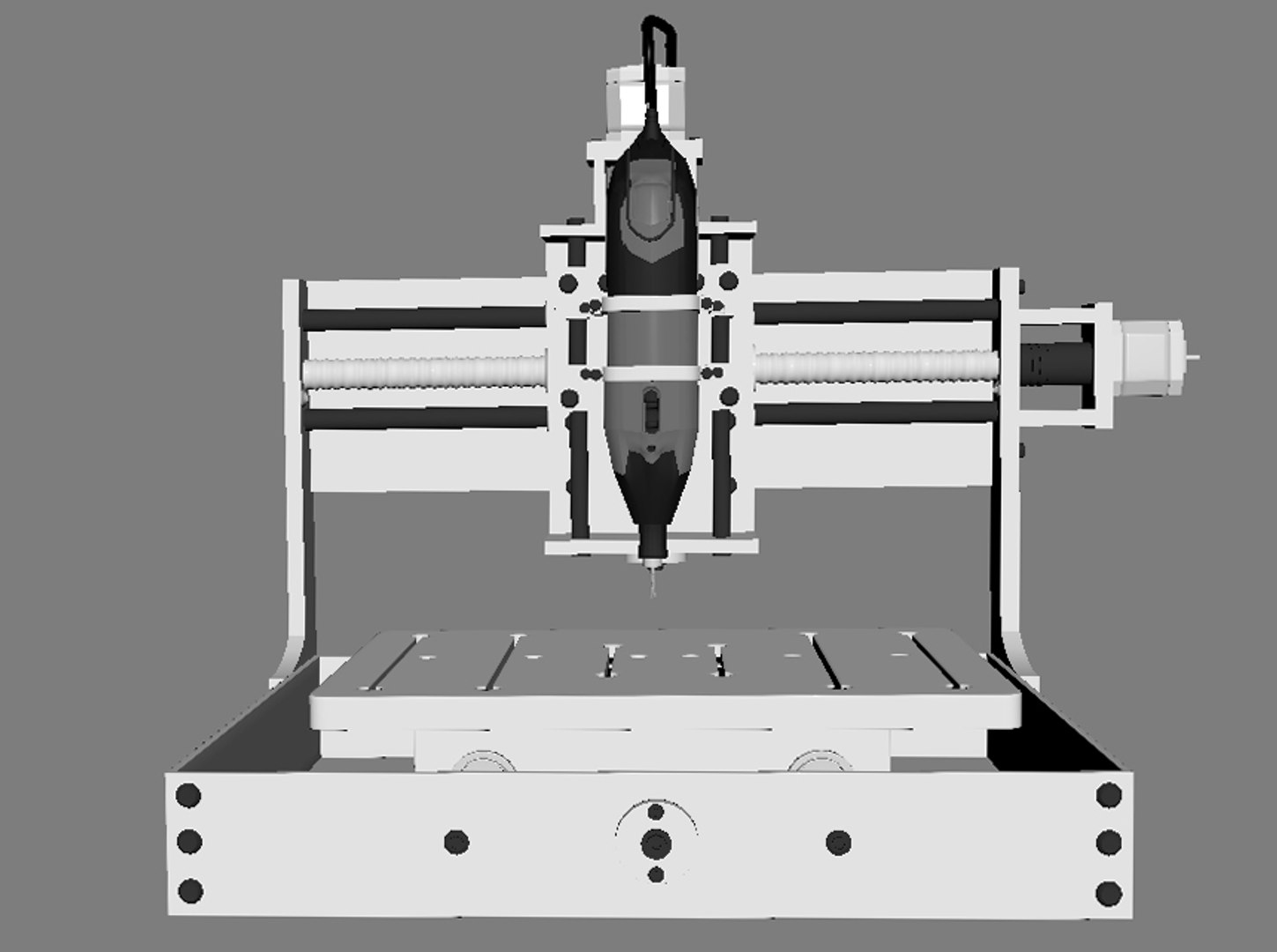 3D Cnc Machine Model - TurboSquid 1307199