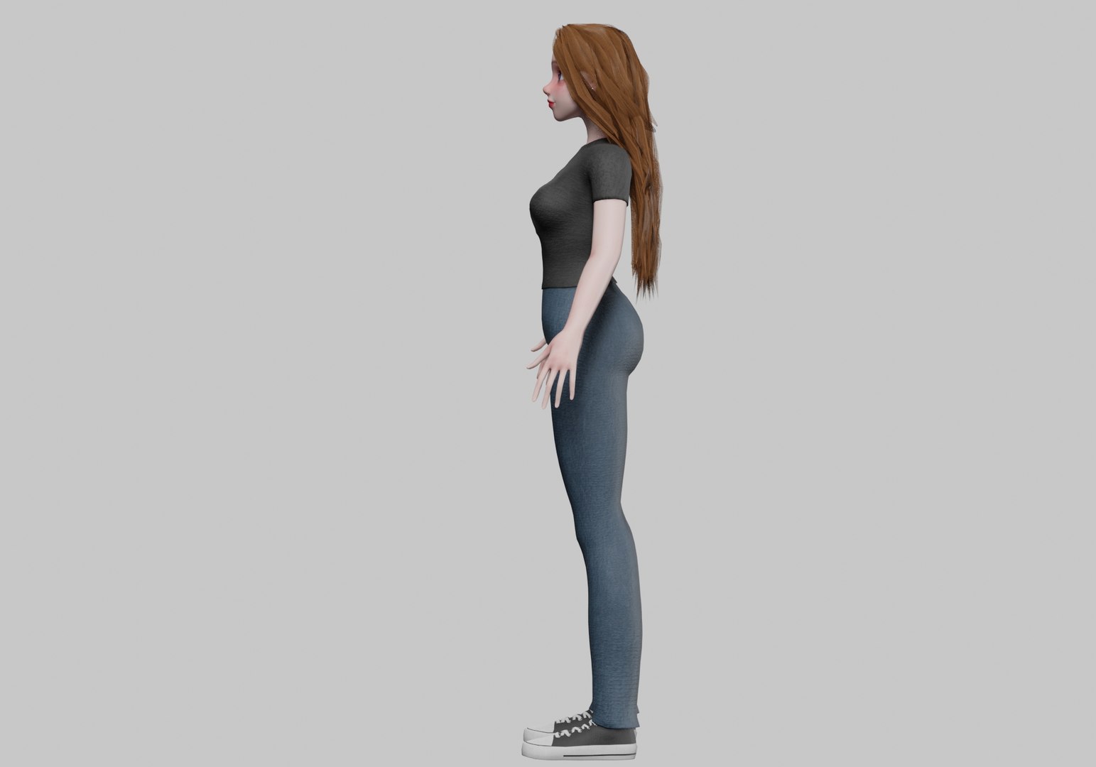 Cool Basic Woman V34228 3D Model - TurboSquid 2268086