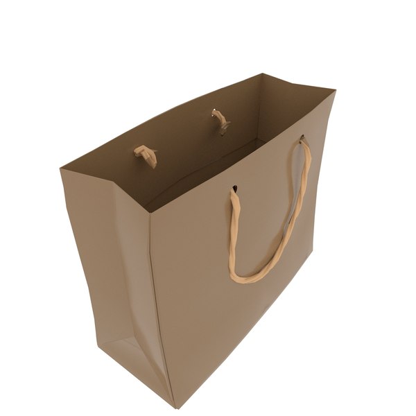 modelo 3d Bolsa de papel - TurboSquid 2195386