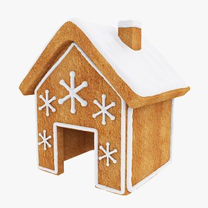 Gingerbread house 2 3D model