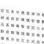 Chinese MS Gothic font set11 CG CAD data