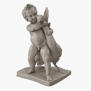 Hellenistic Statue of Boy Strangling Goose