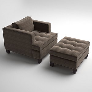 3ds max temple club chair