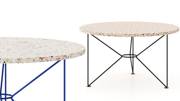 Low Ocean Terrazzo by Acapulco Design Table 3D