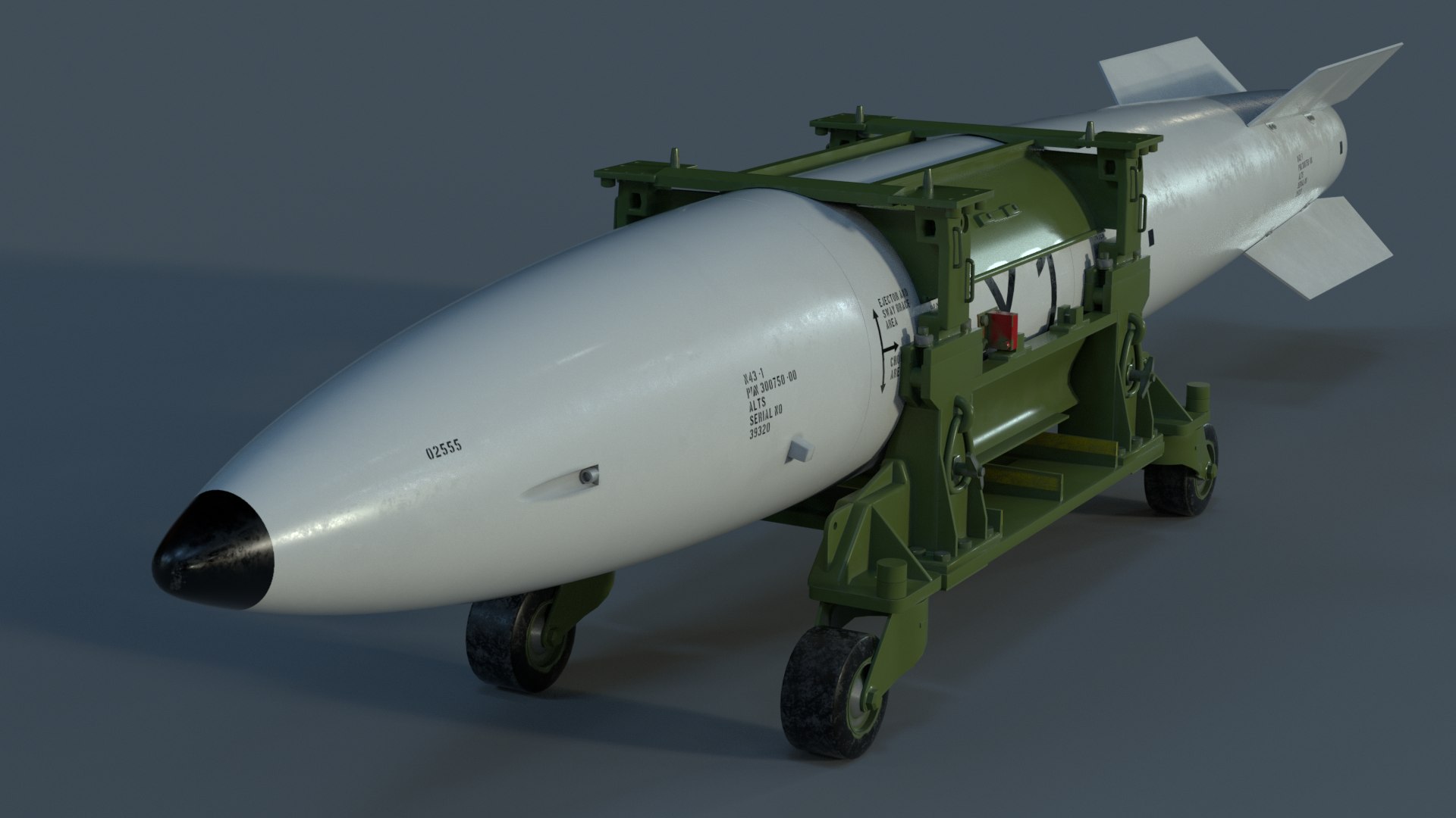 3D B43 nuclear bomb https://p.turbosquid.com/ts-thumb/Yj/ClPgiH/oE/1/png/1749224791/1920x1080/fit_q87/1ef4b80a2c46befc370bfb5b07e3a4e703114aa8/1.jpg