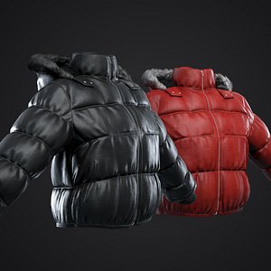 Black and red jackets 3D model