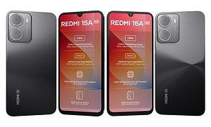 Xiaomi REDMI 15A 5G Black 3D model