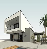 Villa de vacances - 3D