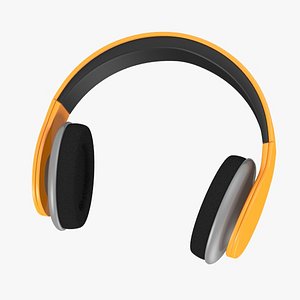 3d model of headphones head