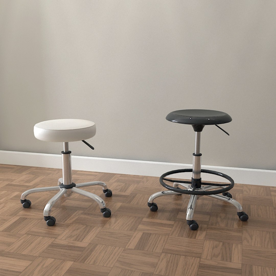 3d Designer Drafting Stools Chair