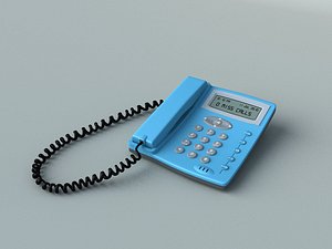 3ds max desk telephone