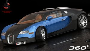 bugatti veyron 16 4 3d model