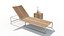 BEO sundeck lounger without wheels by Kenkoon