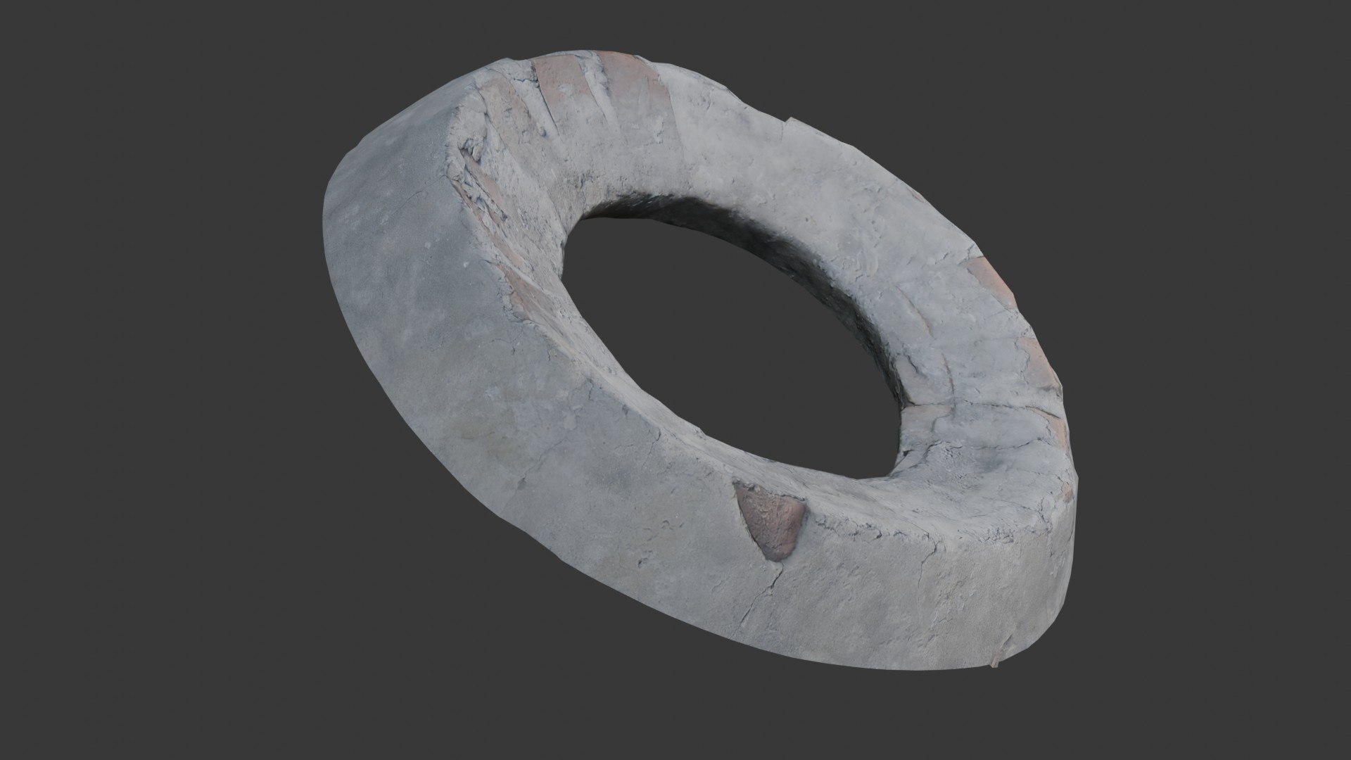 Concrete Circular Base Scan Model - TurboSquid 2408884