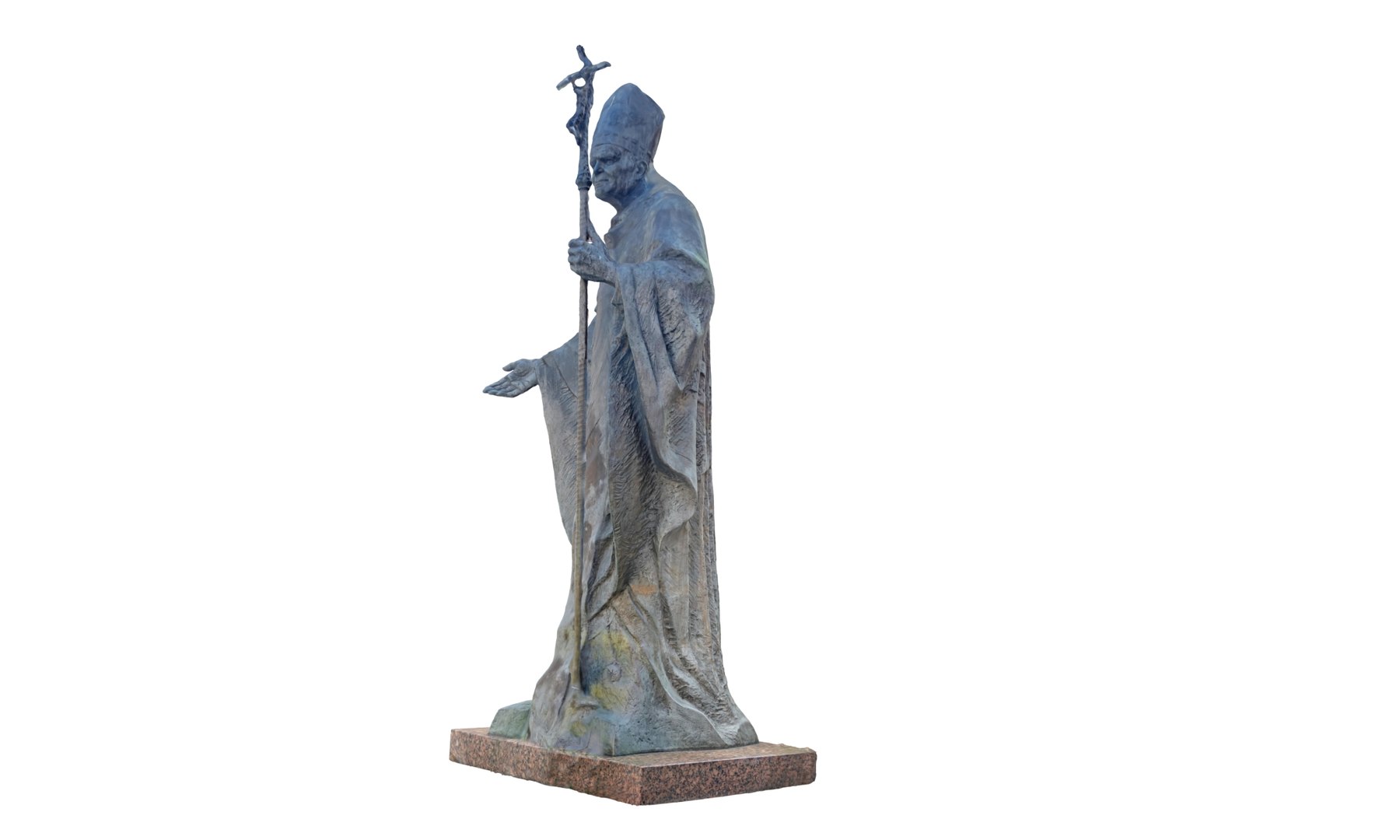 3D model John Paul 2 Pope Statue https://p.turbosquid.com/ts-thumb/Yj/epb5My/Og/980890/jpg/1633038421/1920x1080/fit_q87/feecb24bf81faad5ae81e454edd2ade75d32957f/980890.jpg