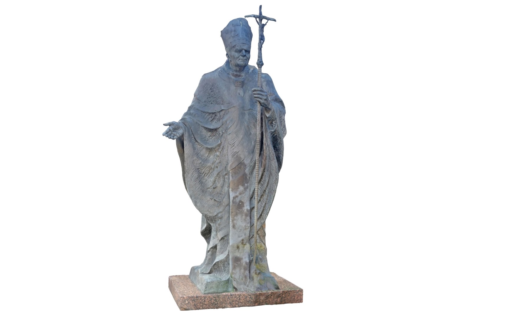 3D model John Paul 2 Pope Statue https://p.turbosquid.com/ts-thumb/Yj/epb5My/e2/89780/jpg/1633038419/1920x1080/fit_q87/bb548bcd35b85876fa350f095d310c9d8de72665/89780.jpg