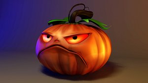 3D halloween pumpkin