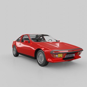 1981 talbot matra murena 3D model