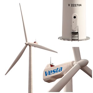 3D model Wind turbine  Wind generator