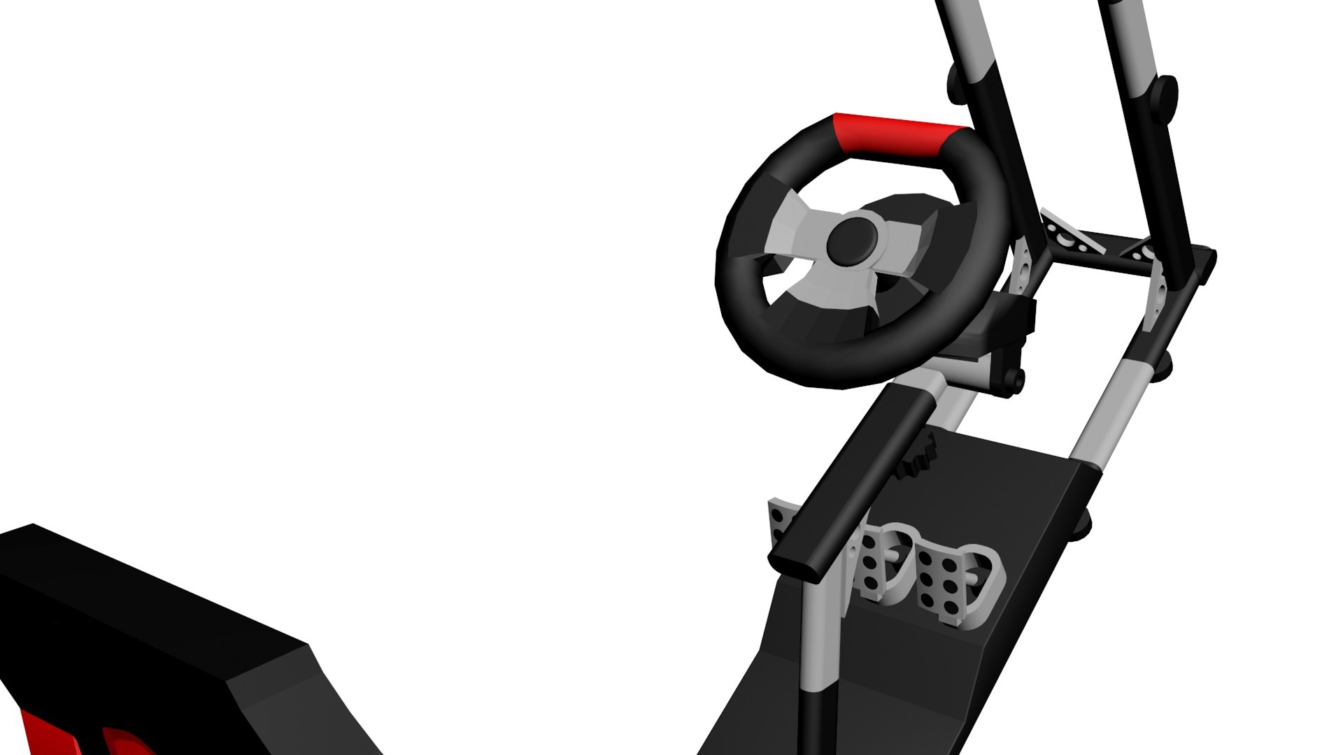 3D model gaming chair racing displays - TurboSquid 1629017