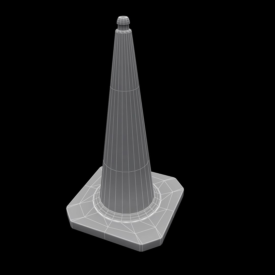 3dsmax Road Cone