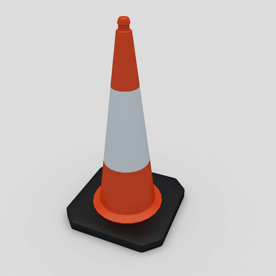 3dsmax Road Cone