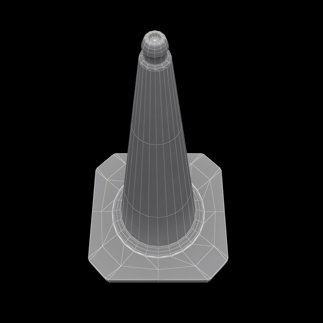3dsmax Road Cone
