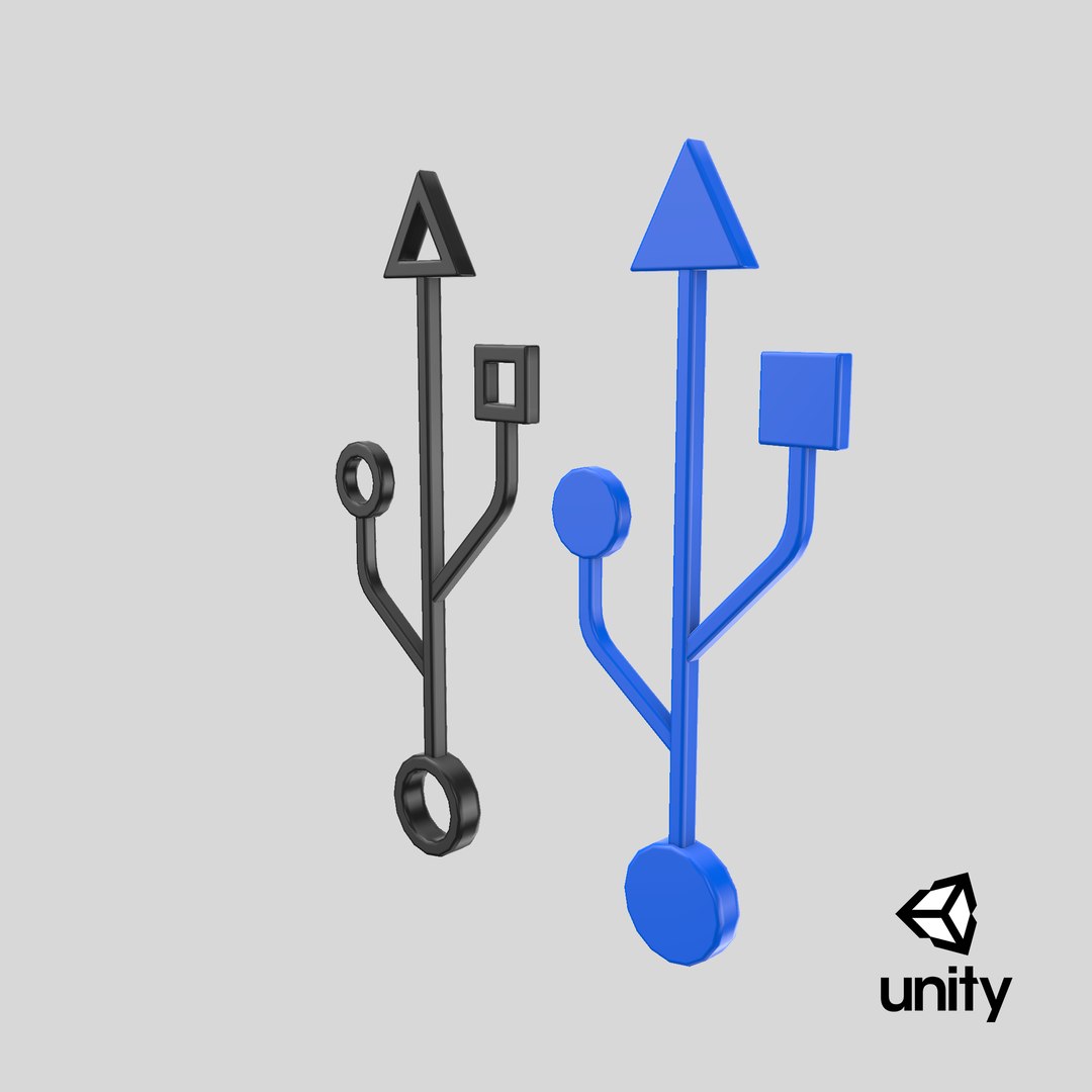 Usb Symbol 3D Model - TurboSquid 2133924