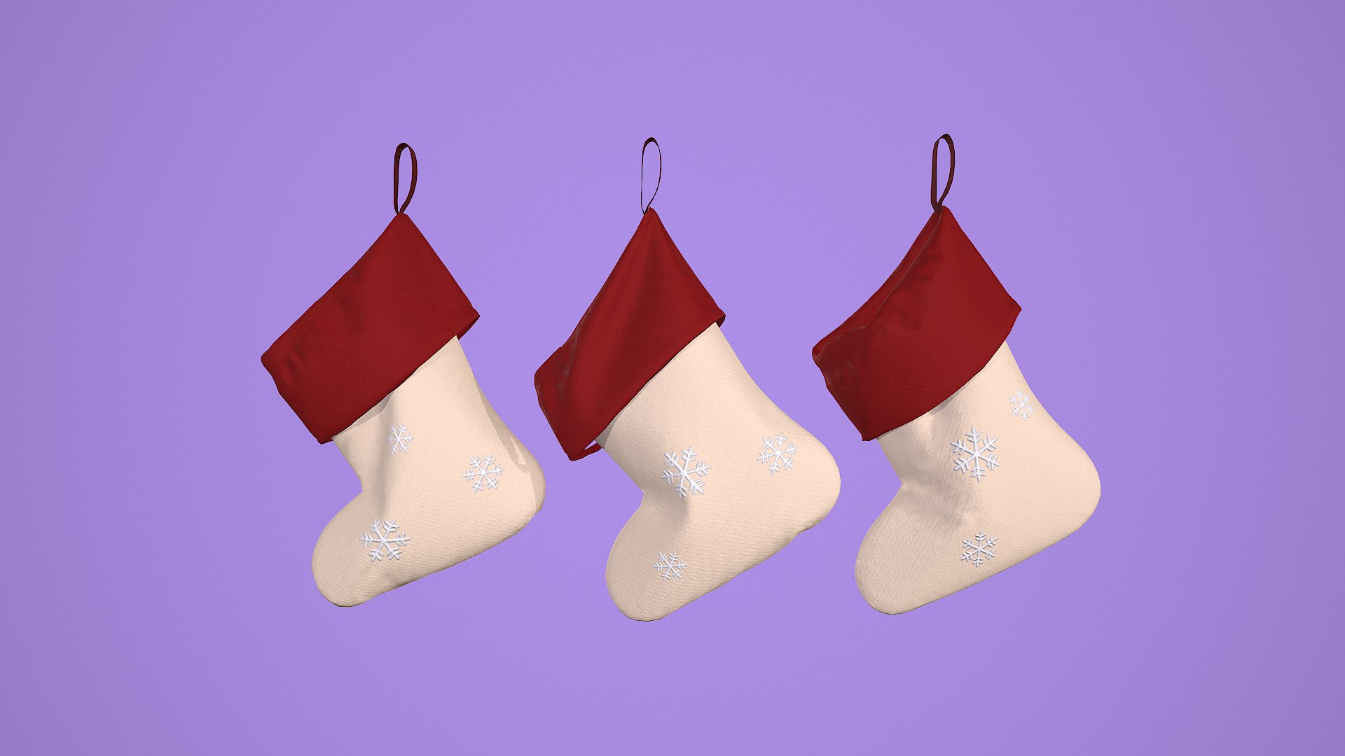 3D model Christmas Socks 3 styles wrinkle and 9 texture https://p.turbosquid.com/ts-thumb/Yj/xOP2lK/GH/tbrender_003/png/1704452485/1920x1080/fit_q87/94783492cccaa7a141367f9f72f2213b754b0d72/tbrender_003.jpg