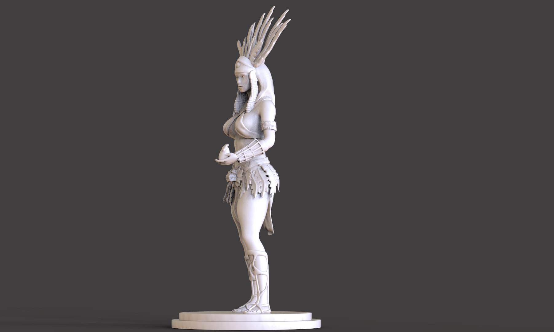 3D Aztec Women Model - TurboSquid 1492476