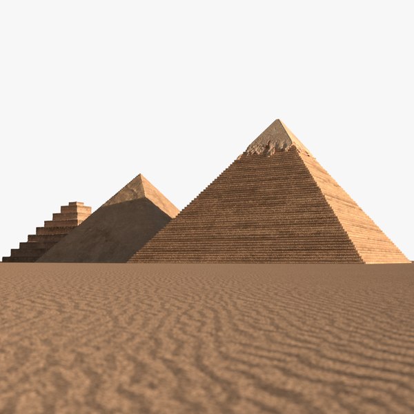 3D model Egyptian pyramids