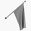 flag wall table 3D model