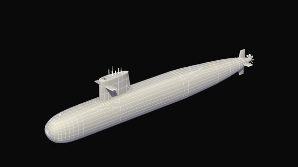 modelo 3d Type091 Han SSN Submarine - TurboSquid 1452075
