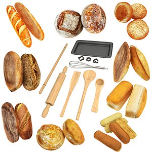 Breads and Baking Tools Collection