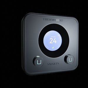 3D Electronic devices and accessories-Smart Thermostat-PBR 3D model model