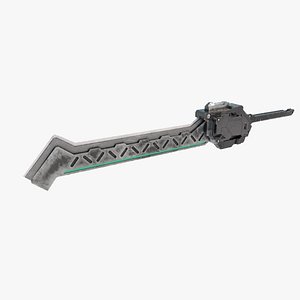 Future sci-fi melee sword