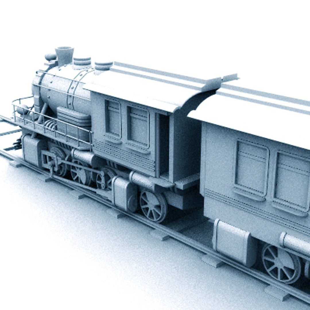 Locomotive Engine 3d Model