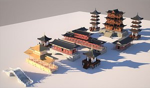 3D set chinese model