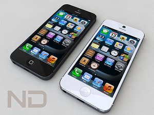 phone 5 actual size 3d dwg